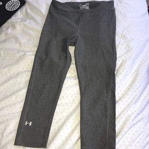 Under armour cropped grey leggings